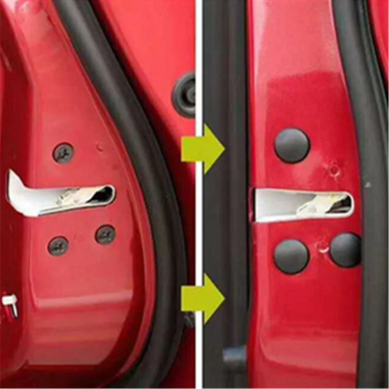 العالمي 12 pcs. سيارة الباب برغي تثبيت الغطاء الواقي ل Mini Cooper One R50 R52 R53 R55 R56 R60 R61 PACEMAN مواطنه CLUBMA