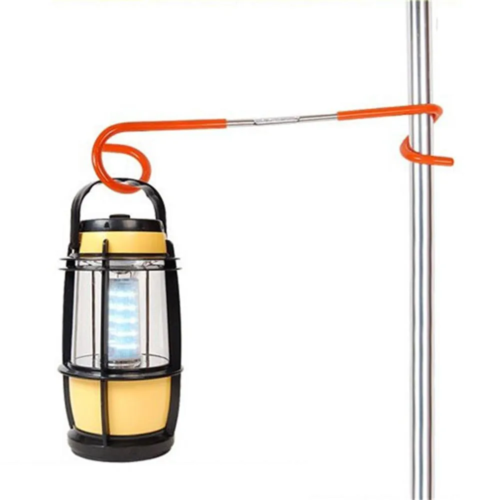 

2019 Convenient 1pc 2 way Lantern Light Lamp Hanger Tent Pole Post Hook for Outdoor Camping Hanger Hooks крючки для кухни