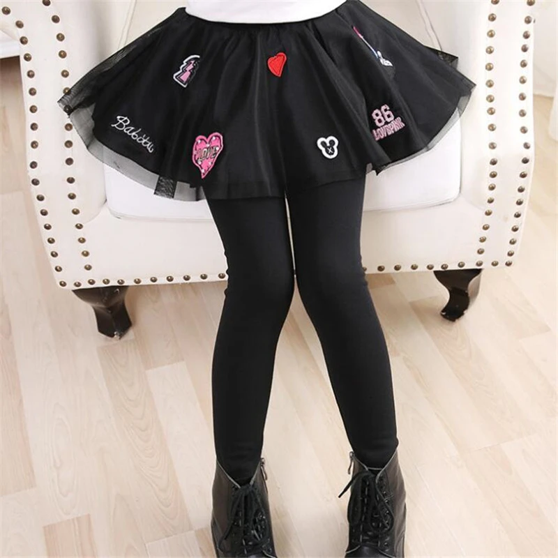 Skup Ocieplacz na zimę dziewczęce legginsy dziecięce ciepłe elastyczne bawełniane legginsy spodnie dziewczęce spodnie dziecięce spódnica spodnie spódnica ciasto 3 14 lat