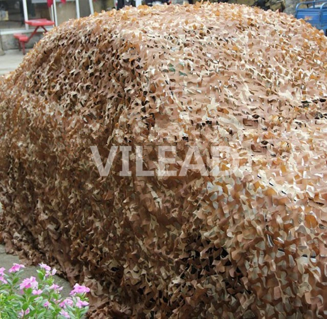 VILEAD 3 متر x 6 متر (10FT x 19.5FT) الصحراء الرقمية كامو المعاوضة العسكرية الجيش التمويه صافي المأوى للصيد سيارة مخيمات يغطي