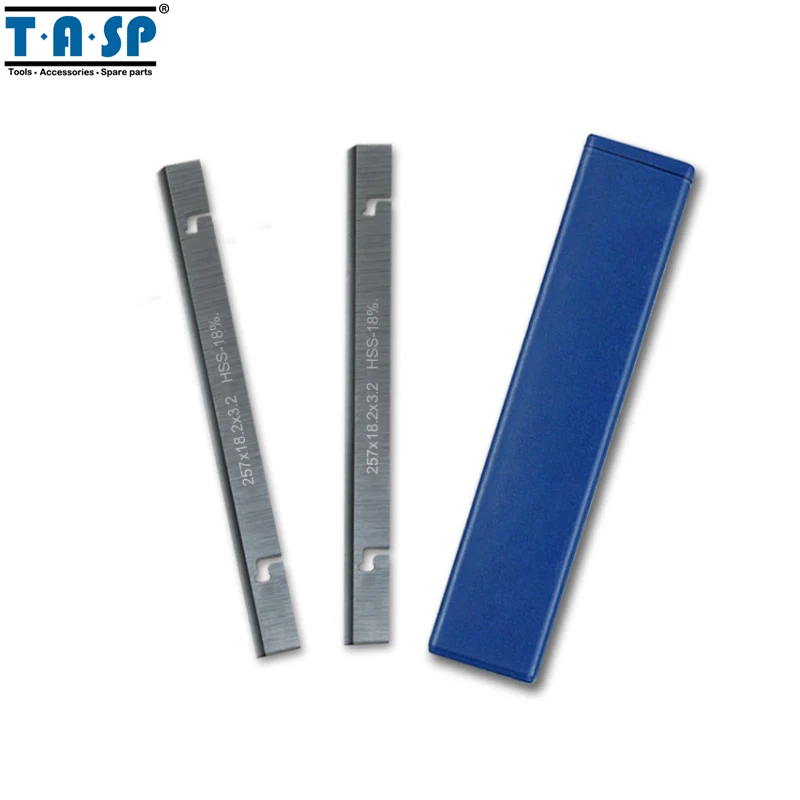 TASP 257 мм HSS толщина строгальный станок лезвие 257x18,2x3,2 мм деревянный строгальный нож для MacAllister COD1500PT