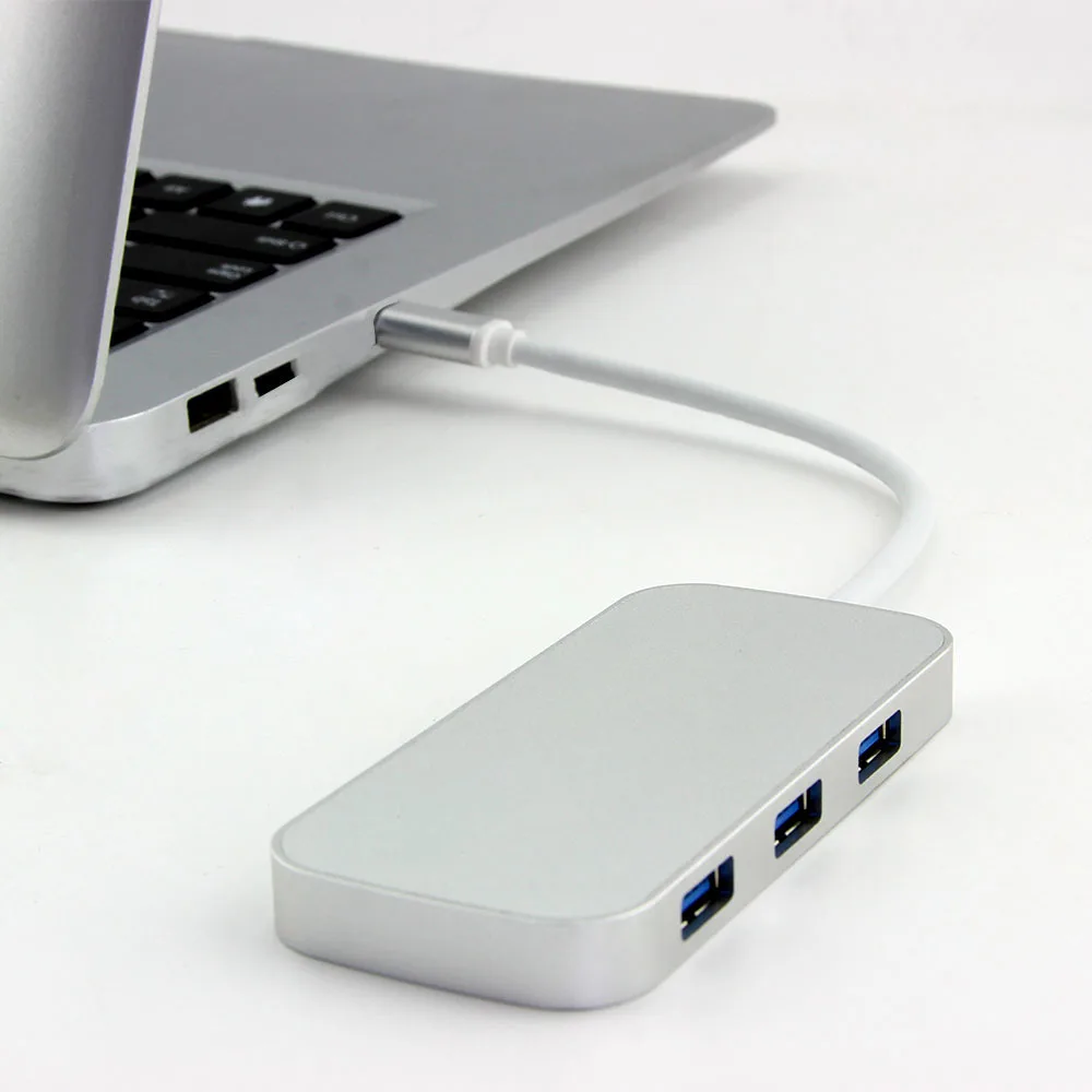 Тип-c к USB 3,0 хаб комбо Мульти USB-C концентратор 3 порта Hi-speed с SD/SDHC/Micro SD кард-ридер адаптер для Macbook ноутбука