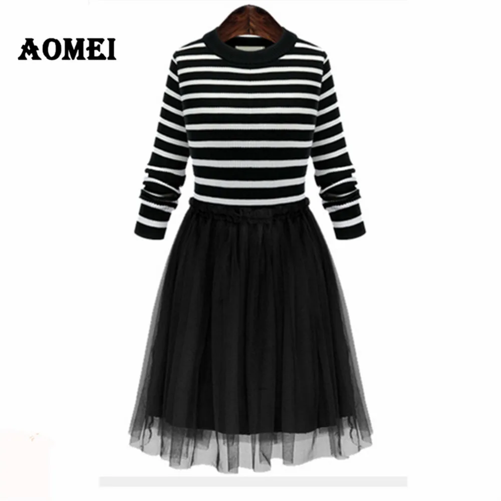 Фото Черных Платьев В Полоску фото 20