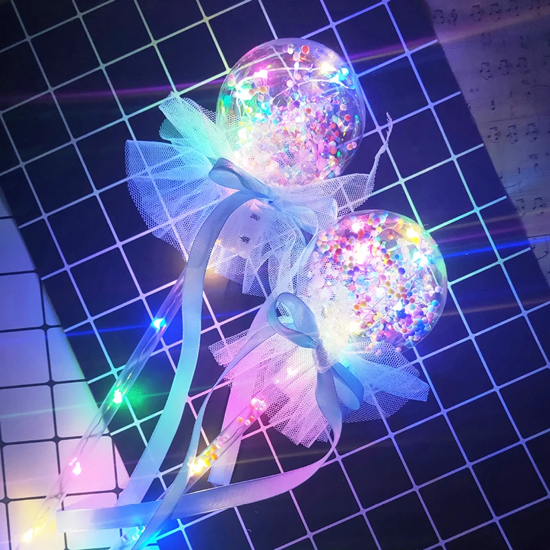 

LED Flash Wave Ball Magic Bar Christmas children's Luminous Toy concert dream atmosphere kpop light stick fairy gift for gril