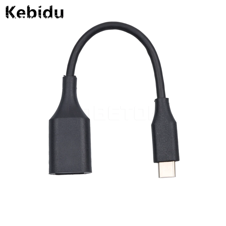

Kebidu USB-C 3.1 Type-c Male to USB3.0 Female Extender Adapter Cable Converter OTG Data Sync Transfer Battery Charger