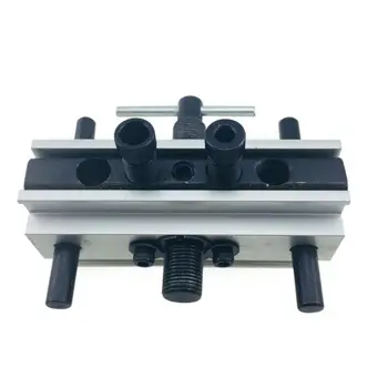 

50mm Round Wood Dowel Drilling Positioner Woodworking Tools Doweling Holes Vertical Clamping Tools Drill Sleeve