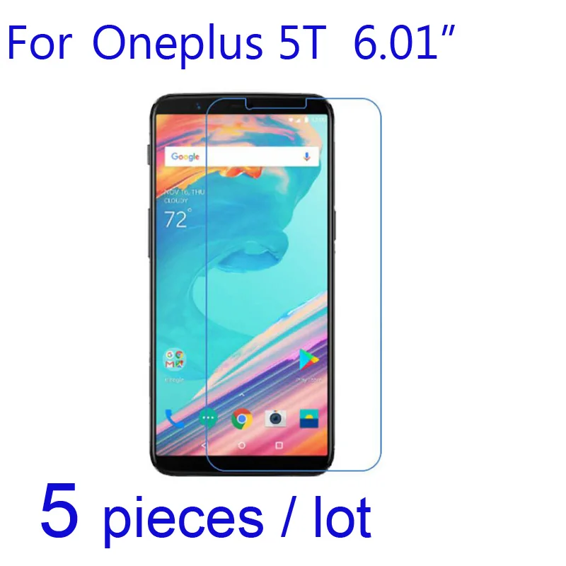 

5pcs/lot Soft Screen Protectors Foil for One Plus 5T Clear/Matte/Nano Anti-Explosion Protective Film for OnePlus 1+ 5T A5010 LCD