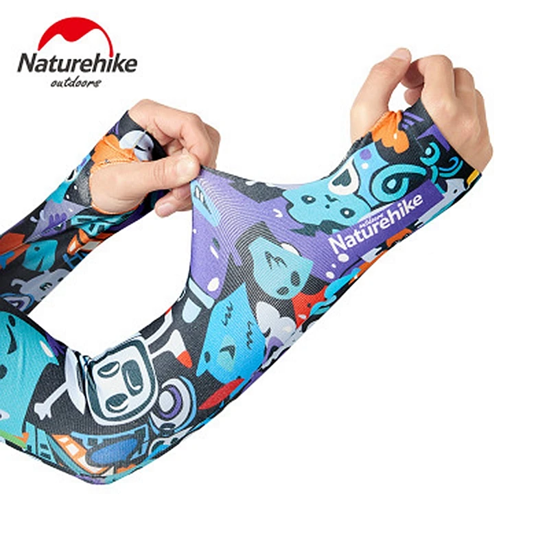 

NatureHike Arm Sleeve Cuff Sunscreen Unisex UV Protector Ice Golf Arm Guards Breathable Arm Warmers Outdoor Hiking Cycling