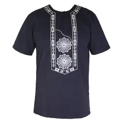 Обручальное кольцо африканская одежда Раше вышивка рубашки-Дашики короткий Африка кафтан туника 7 цветов