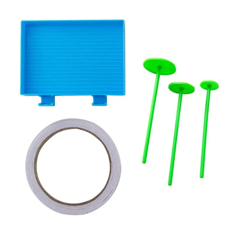 

DIY 5D Diamond Painting Plastic Tray Wheel Tools Kits Drill Pick Up Charm Tray Diamond Plate Painting DIY Tool Kit Accessories