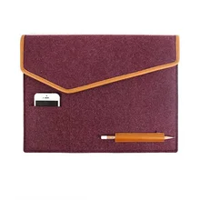 Wool Felt Envelope Cover 12 13 14 Inch Protective Laptop Bag Sleeve Case for Apple Macbook Air Pro Retina 11.6 13.3 Notebook Bag