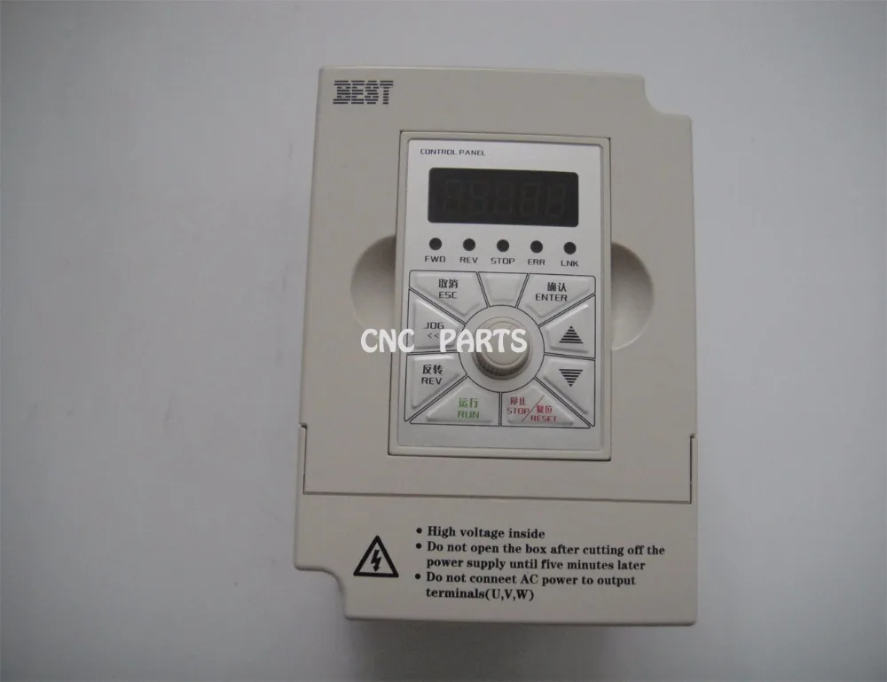 

BEST 1.5kw Inverter ( converter) FC300 input 220V into 0 to 220V output 0-1000Hz output 7A 24000rpm for 0.3 to 1.5kW spindle