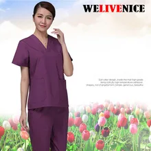 Мужчина и женщина человек и Для женщин против морщин устойчивость к хлору отбеливание Для мужчин Спецодежда медицинская Скребки#6215