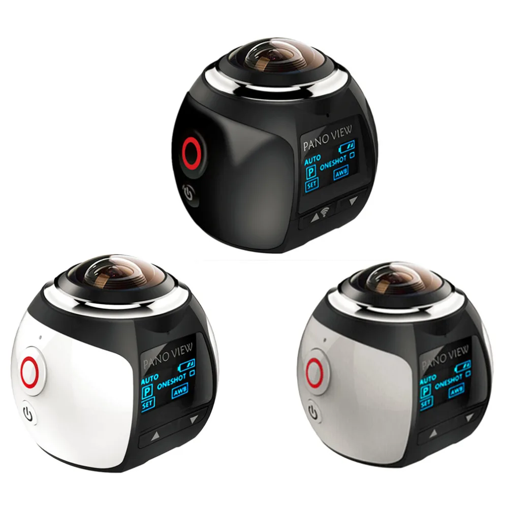 

360 Action Camera Wifi Mini Panoramic Camera Ultra HD Panorama Camera 360 Degree Waterproof Sport Driving VR Camera