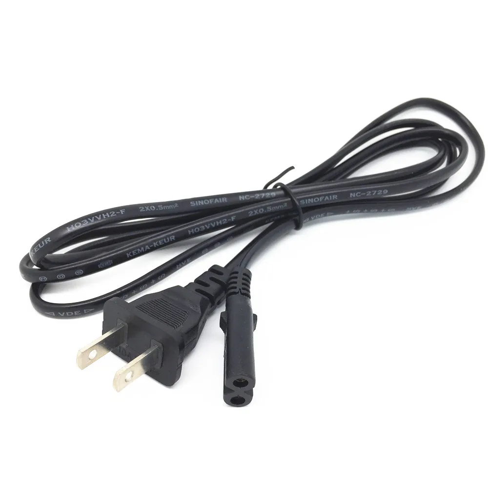 US/EU Plug 2-зубец Мощность шнур питания кабель для ноутбука Gateway Тетрадь Зарядное устройство адаптер переменного тока