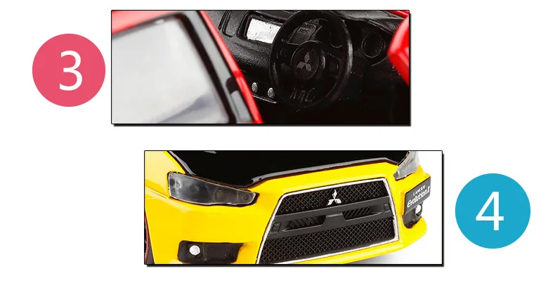 1/32 LANCER EVO X Моделирование игрушки модель машины из сплава Детские игрушки Подлинная Лицензия коллекция военный внедорожный автомобиль