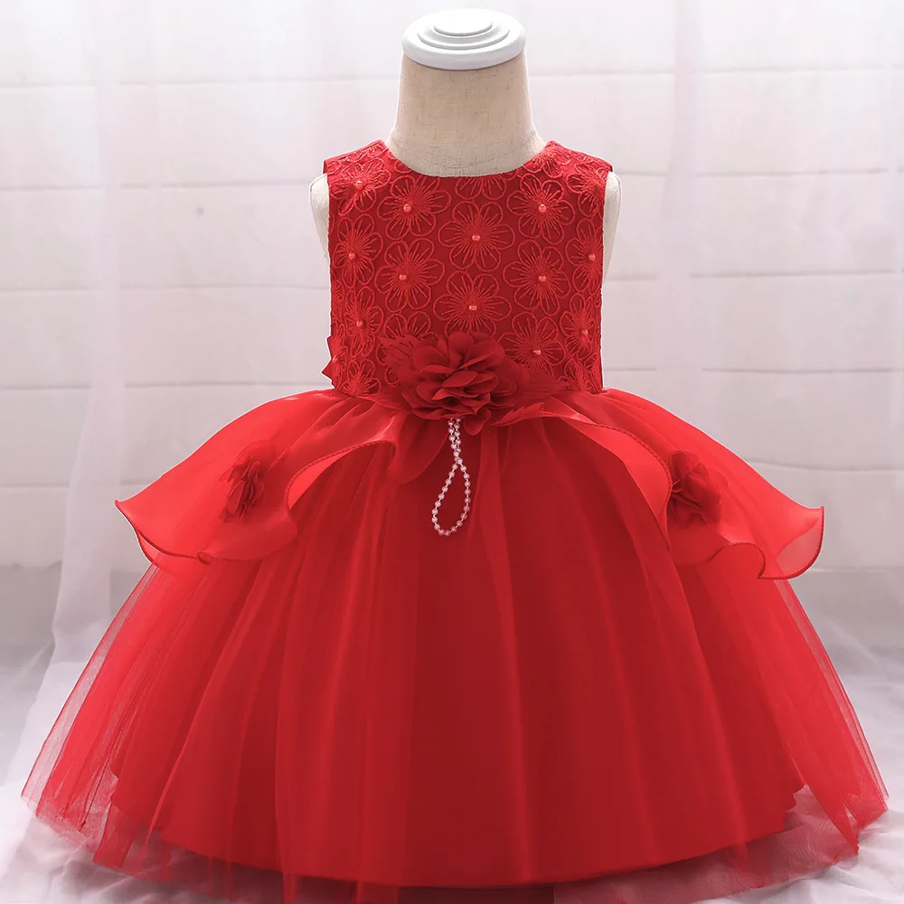 

Infant Girls Dress 0-24 Month Baby Lace Baptism Tutu Princess Summer Baby Girls 1st Year Birthday Dress Birthday Party Vestido