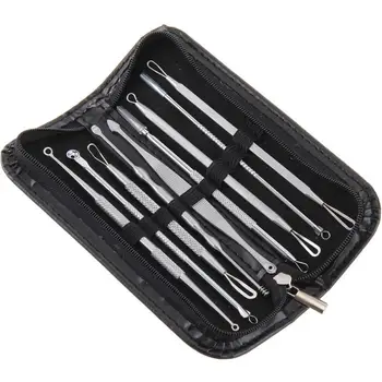 

9Pcs Blackhead Remover Tool Kit Whitehead Pimple Acne Blemish Comedone Extractor 2MY25