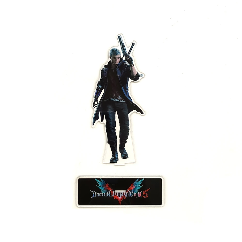 Love Thank You Devil Cry 5 Nero DMC acrylic stand figure model plate holder cake topper anime Game