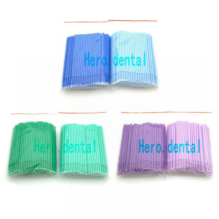 

1200PCS Dental Disposable Micro Applicator Brush Bendable 1.2/1.5/2.0