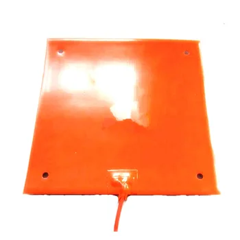 

310*310*1.5mm heat bed for CR-10S5 3d printer 220v 600w adhesive 1 side 100K thermistor 4*12mm holes on pad 1000mm lead wire