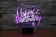 The new 7-color 3D USB creative Nightlight / LED lamp Cartoon Baby 111/ Free Shipping