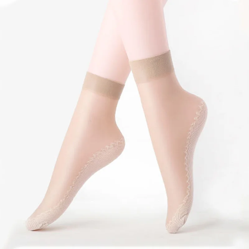 Летние Осенние бамбуковые спортивные носки для йоги, женские тонкие прозрачные шелковые носки с кристаллами, женские носки до лодыжки, сексуальные дизайнерские спортивные носки для женщин