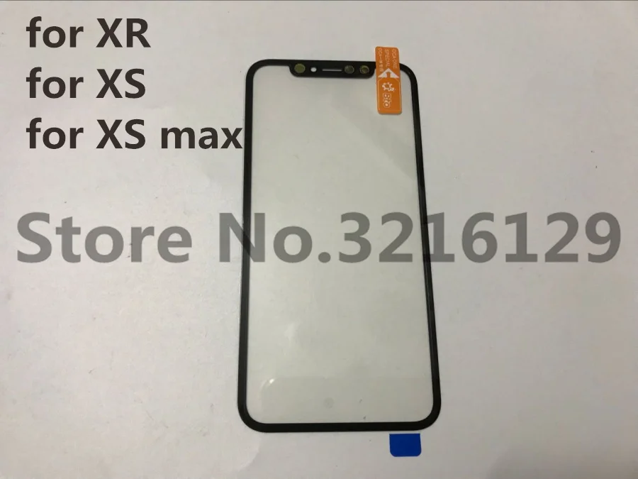 2 шт. Оригинальная передняя панель экрана внешнее стекло Лен с OCA в сборе для iPhone X XR XS max 11 11PRO MAX Замена запчастей