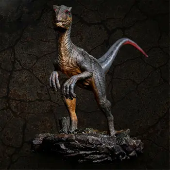 

ITOY 1/35 Velociraptor Statue Raptor Dinosaur Ancient Biological Resurrection Series Model Collector Decor Toy Kid Gift