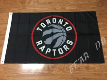Toronto Raptors Flag 3×5 FT 150X90CM Banner 100D Polyester NBA flag , free shipping
