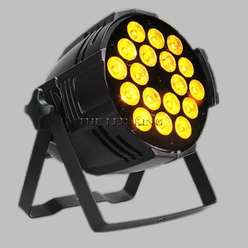 

Professional LED Stage Lights 18 RGBWA UV PAR LED DMX Stage Lighting Effect DMX512 Master-Slave Led Flat for DJ Disco Party KTV