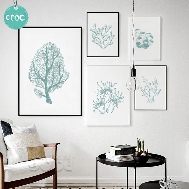 Aliexpress Sea Life Plant Canvas Art Print Painting Poster Sea Life Plant Canvas Art Print Painting Poster C Wall Pictures For Home Decoration