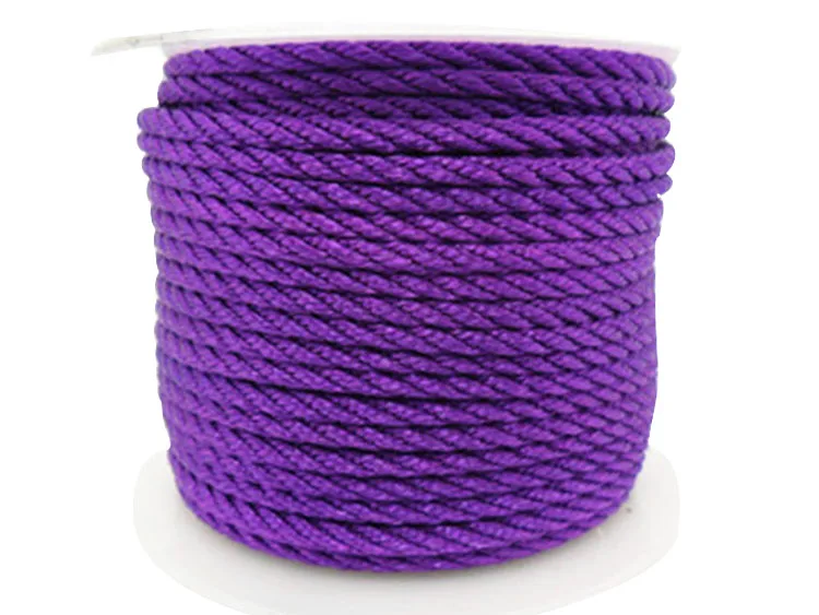 Buy 3mm Voilet Twisted Twine Thread Nylon Cord+Jewelry