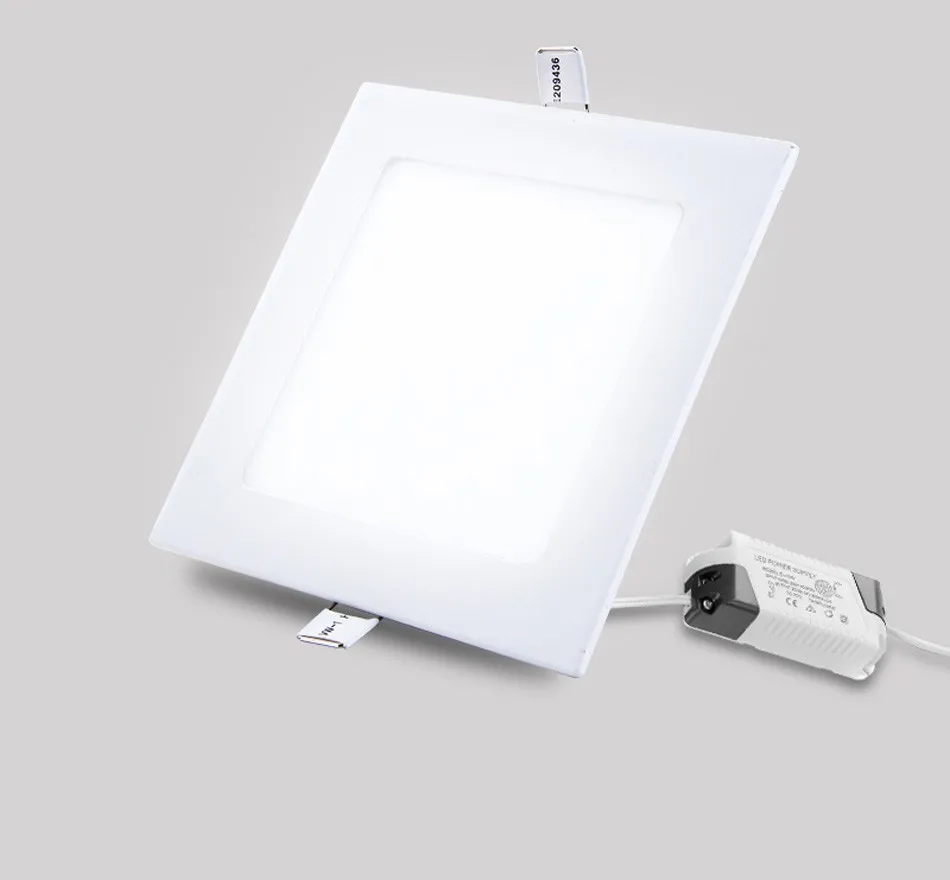 Потолочный светильник, тонкий 3 Вт, Квадратный светодиодный панельный светильник, 1 упаковка,, AC85-265V, теплый белый/холодный белый светильник, CE, RoHS