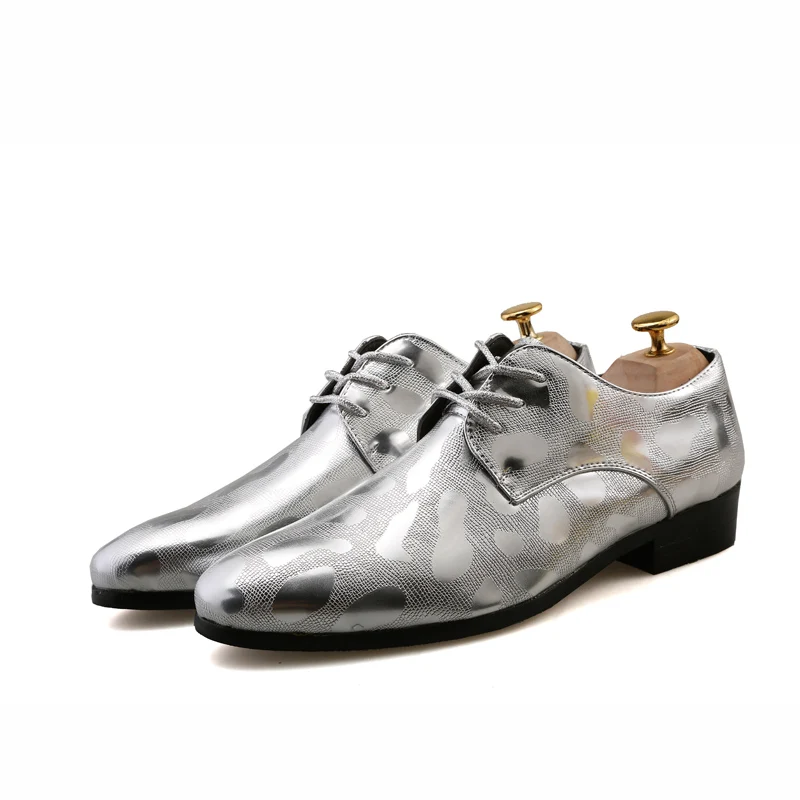 YEINSHAARS Высокая мода кожаная мужская модельная обувь для мужчин на шнуровке