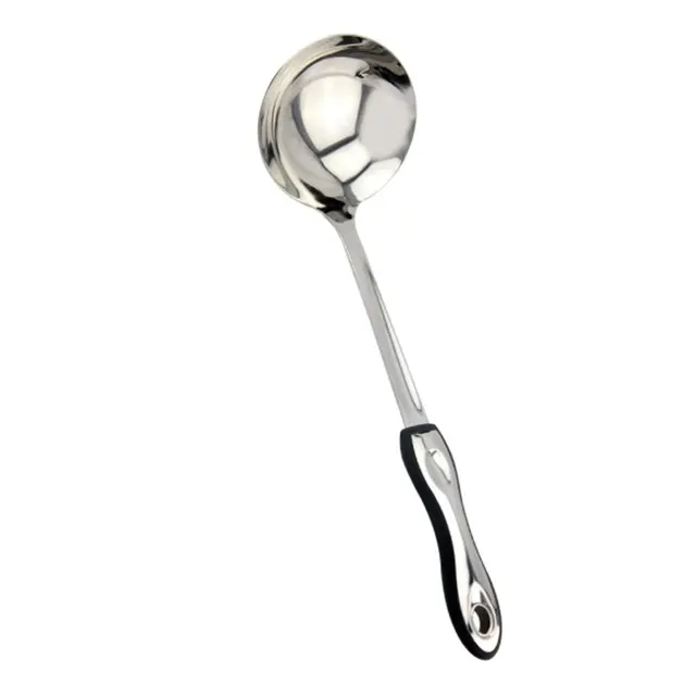 Practical Cooking Tools Stainless Steel Soup Spoons Wall Hanging Practical Cooking Tools Stainless Steel Soup Spoons Wall Hanging Long Handle Ladle Kitchen Utensils Solid Server Spoon