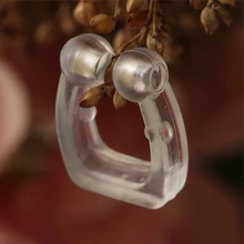 2 шт. силиконовый магнитный зажим для носа против храпа триммер для носа унисекс ночной спальный инструмент Прямая