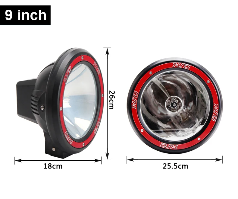 Skuer 55W 9 дюймов внедорожный 6000K прожектор hid ксеноновая лампа супер яркая внедорожная фара для транспортного средства вспомогательная лампа крыша