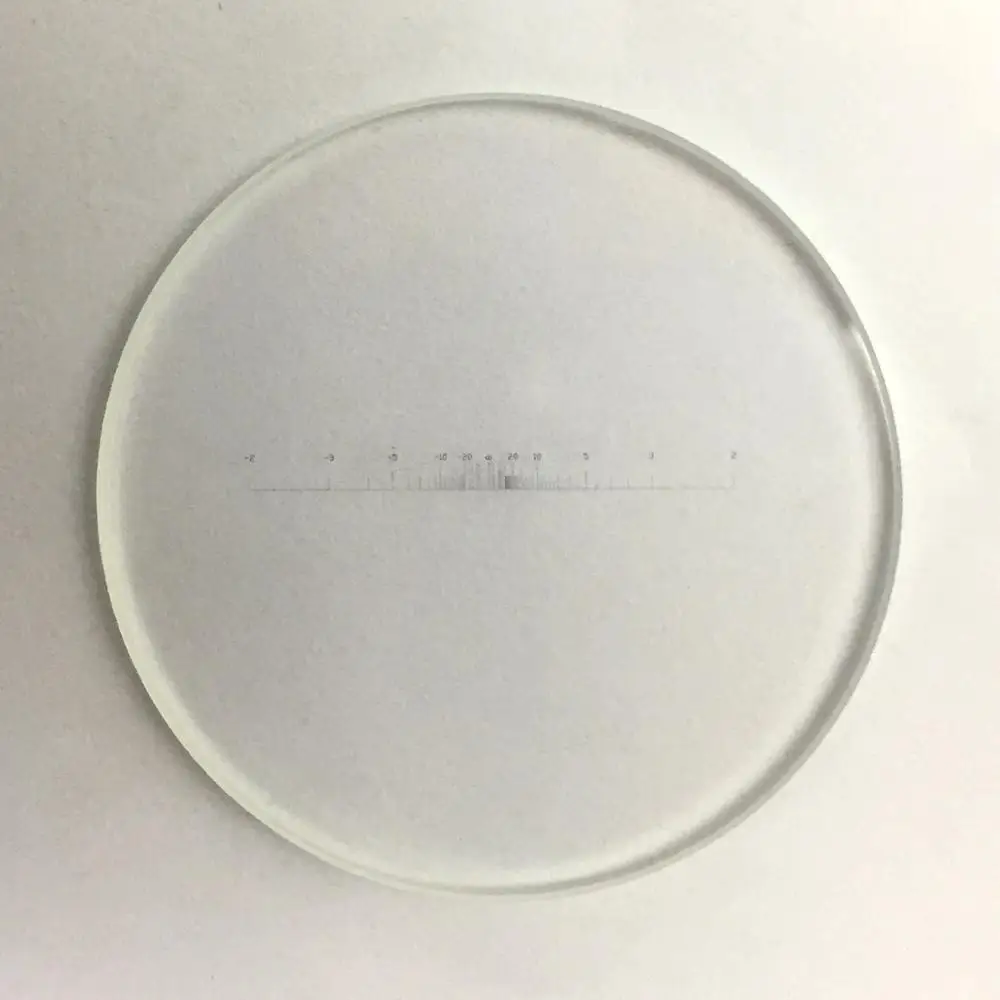 

Diameter 30 mm Micrometer Ruler Scale Calibration for Microscope and Optical Ocular Instrument