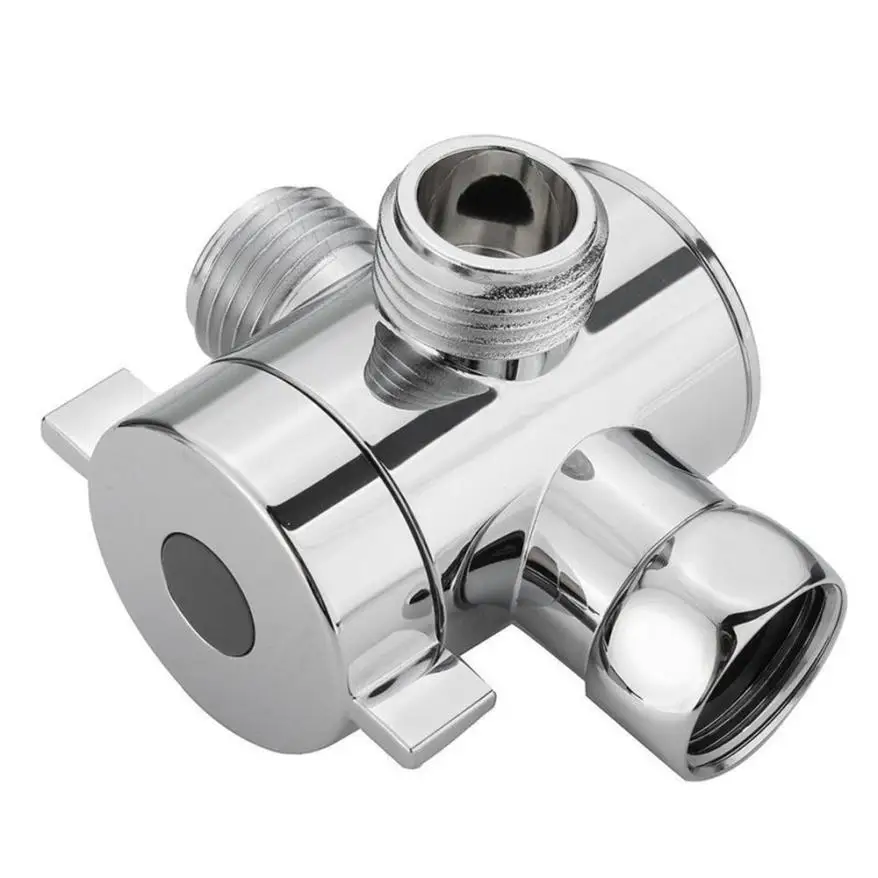 

1/2 Inch Three Way T-adapter Valve For Toilet Bidet Shower Head Diverter Valve JULY20