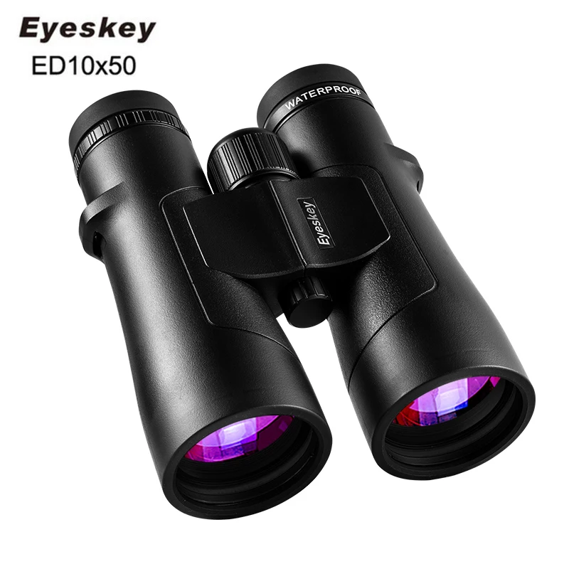 Eyeskey ED 10x50 Binoculars lll Night Vision Waterproof Super-Multi Coating Bak4 Prism Optics High Power Telescope For Hunting