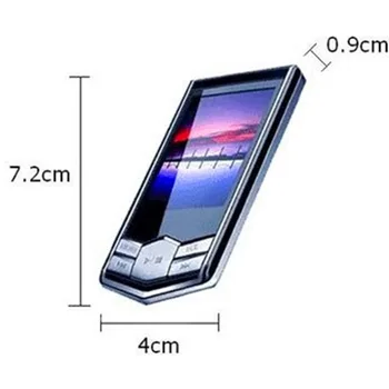 

MP4 Music Player MP4 Portable Mini USB2.0 HD 1.8 Inch TFT Display Screen FM Radio Built-in Microphone Support Recording