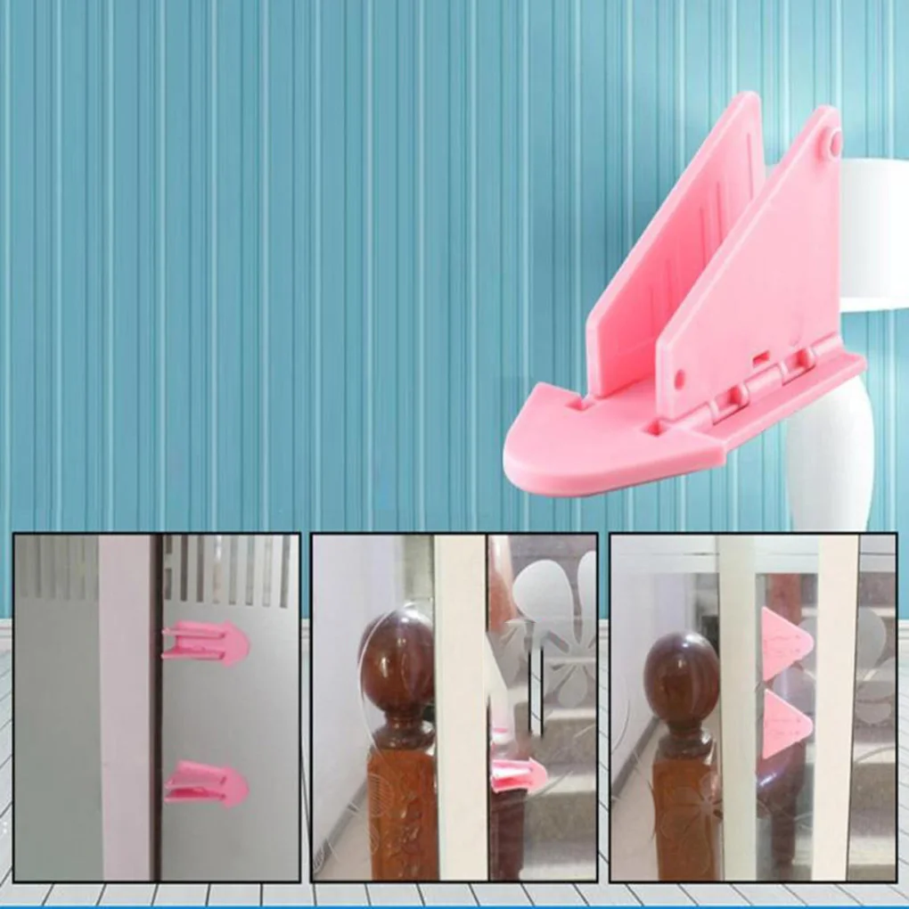 

5Pcs/set Children Protection Baby Safety Lock Butterfly Sliding Doors Windows Cabinet Locks Stopper Kids Security Lock Latches