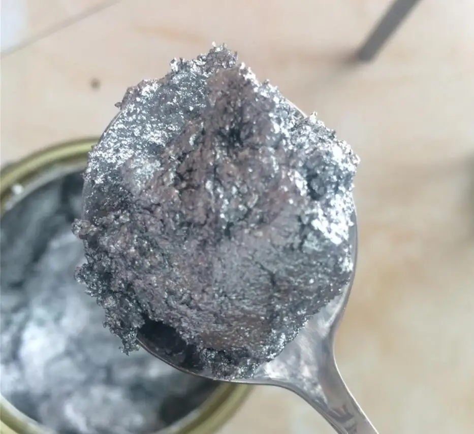 Маслянистость имитация покрытия серебряная паста алюминиевый порошок пигмент 6um~ 12um