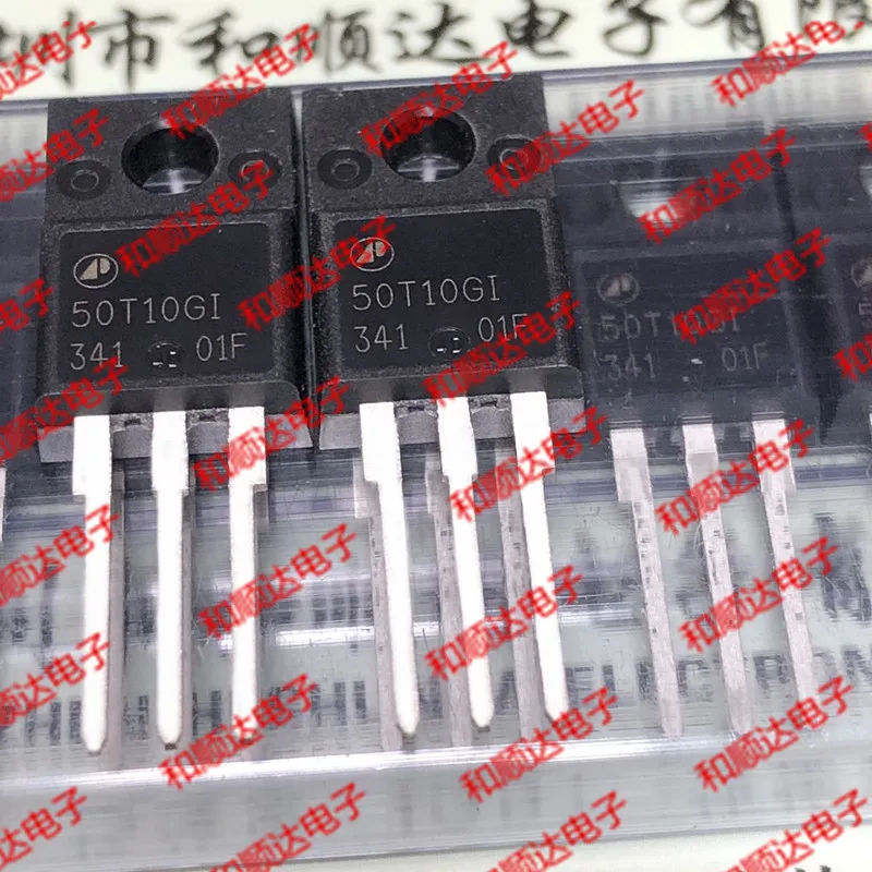 10 шт./лот 50T10GI AP50T10GI-HF совершенно аппарат не Привязанный к оператору сотовой связи TO-220F 100V 21.8A