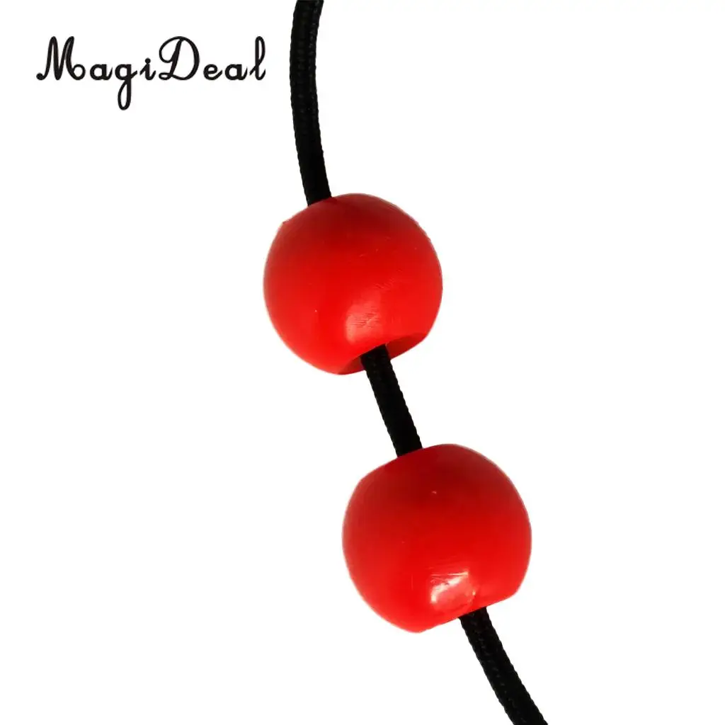 MagiDeal 2 Pieces Red Plastic Kayak Tail Rudder Control System Balls Kit Accessories