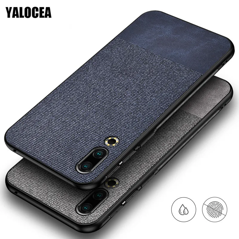 

Luxury Fabric Cloth Leather Case for Meizu 16s Case Soft Silicone TPU Shockproof Hard Cover for Meizu 16x 16 X S Phone Cases