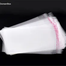 Doreen Box hot-200 прозрачные Самоклеющиеся пластиковые пакеты 16x10 см(B10429