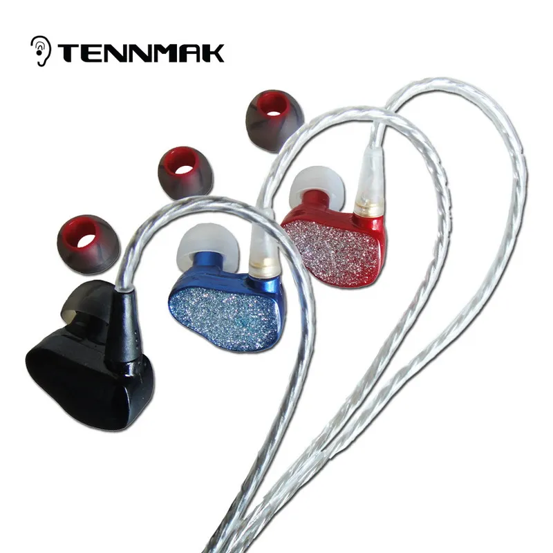 Lowest Price Tennmak Piano In Ear Sport Music Gigs Show Earphone Earbud ,Vs SE215 SE525 --2017 version
