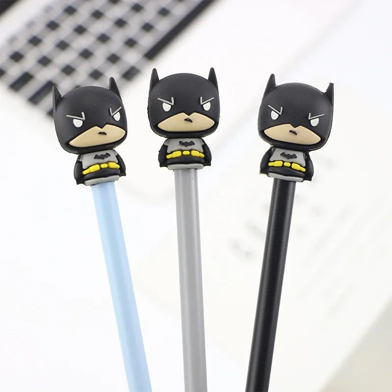 

36 Pcs Gel Pens Hero Spider Black Colored Kawaii Gift Gel-ink Pens Pens for Writing Cute Stationery Office School Supplies